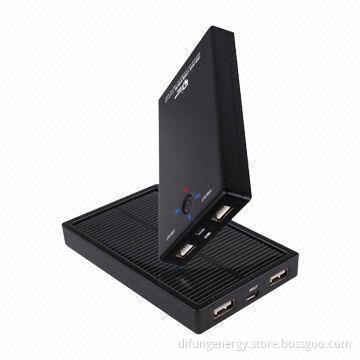 Portable solar charger, 5V 2.1A with LED power display